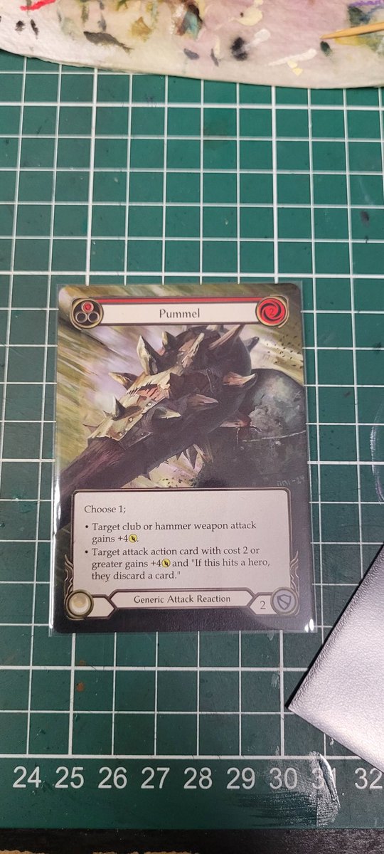 naialters's tweet photo. Bonk
Pummel | Flesh and Blood
Original Art by: Ksenia Belova
After getting CnC Pummeled for the better part of 3 years I got to Weakest Link + Pummel my bro at locals yesterday....
Now a devout follower of The Church of Bonk🙏
#fabtcg
#fabalter
#tcgalter https://t.co/jHG949Gboz