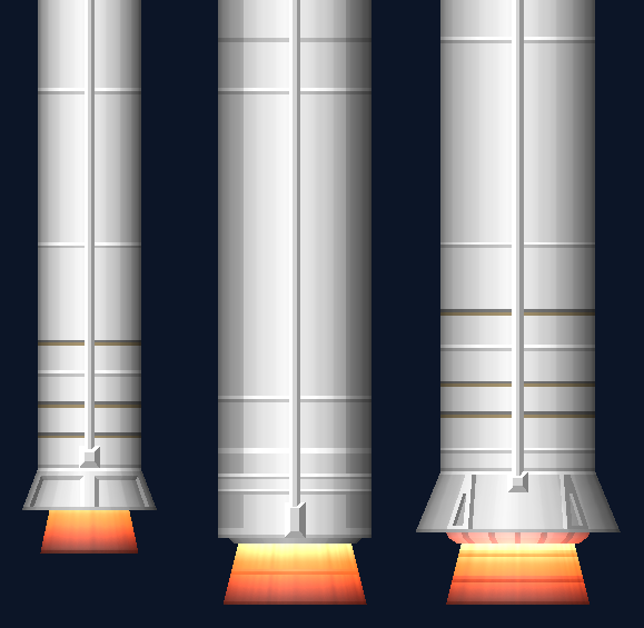 Spaceflight_Sim's tweet image. Sneak peek of the upcoming Engines & Boosters Propulsion Update for Spaceflight Simulator 1!