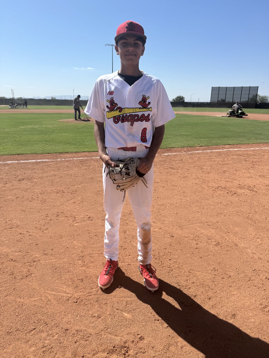 Five Tool Arizona (@fivetoolaz) on Twitter photo F: <a href="/wcgbaseball/">West Coast Guapos Baseball LLC</a> 6, Tucson Prospects 4
PoG: Emilio Melendez 7 IP, 12K, 0 ER
Notable: <a href="/Achairez08/">Angel chairez</a> 1-2, 2B, 3 RBI F: <a href="/wcgbaseball/">West Coast Guapos Baseball LLC</a> 6, Tucson Prospects 4
PoG: Emilio Melendez 7 IP, 12K, 0 ER
Notable: <a href="/Achairez08/">Angel chairez</a> 1-2, 2B, 3 RBI