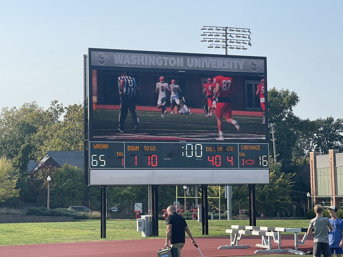 Great <a href="/washufootball/">WashU Football</a> team effort  … on to the next! #BattleOn