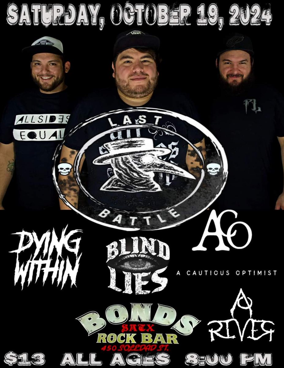 RealLastBattle's tweet image. One of the last shows @BondsLive  Let's come celebrate! Next Saturday!