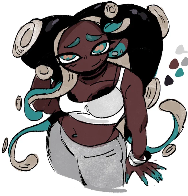 [splatoon, one piece] brush testing 