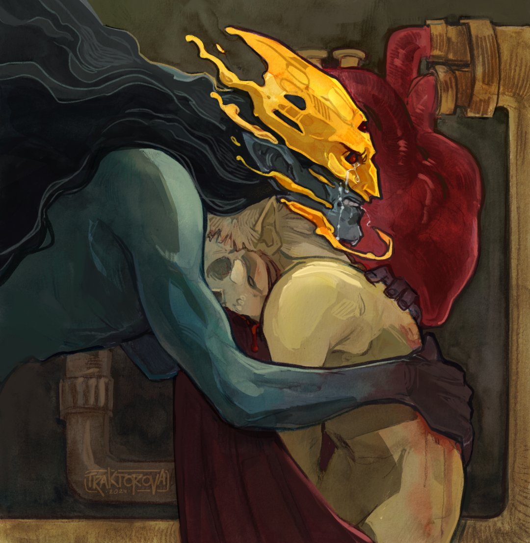 traktorove's tweet photo. I did another Dagoth Ur fanart ✨️
The moment Dagoth stopped being known as Voryn and lost his mind 😱
#elderscrolls #morrowind #DagothUr https://t.co/431QDzr7Ue