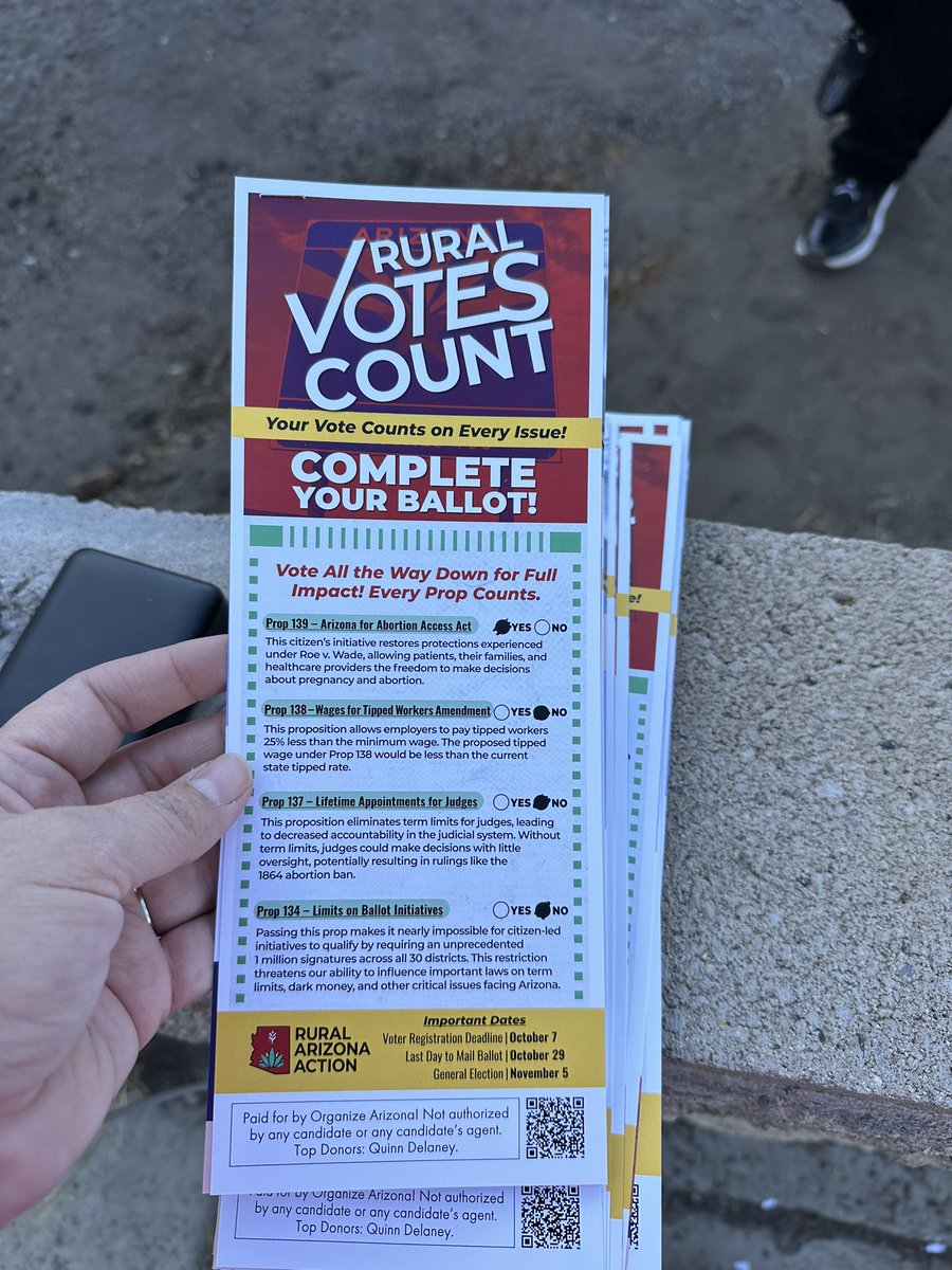 RaquelTeran's tweet image. Believe me when I say, we can’t leave any stone unturned this election cycle! Today, I’m out canvassing in Douglas, AZ with @RuralAZAction for @KamalaHarris, @RubenGallego, @azforaccess, #NOon314, and more. Every conversation counts, and every vote matters! Let’s keep up the…
