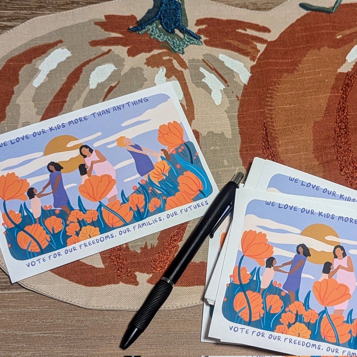 💌 <a href="/MomsRising/">MomsRising</a> Postcard party reminding families to raise a voter, be a voter! #MomsVote