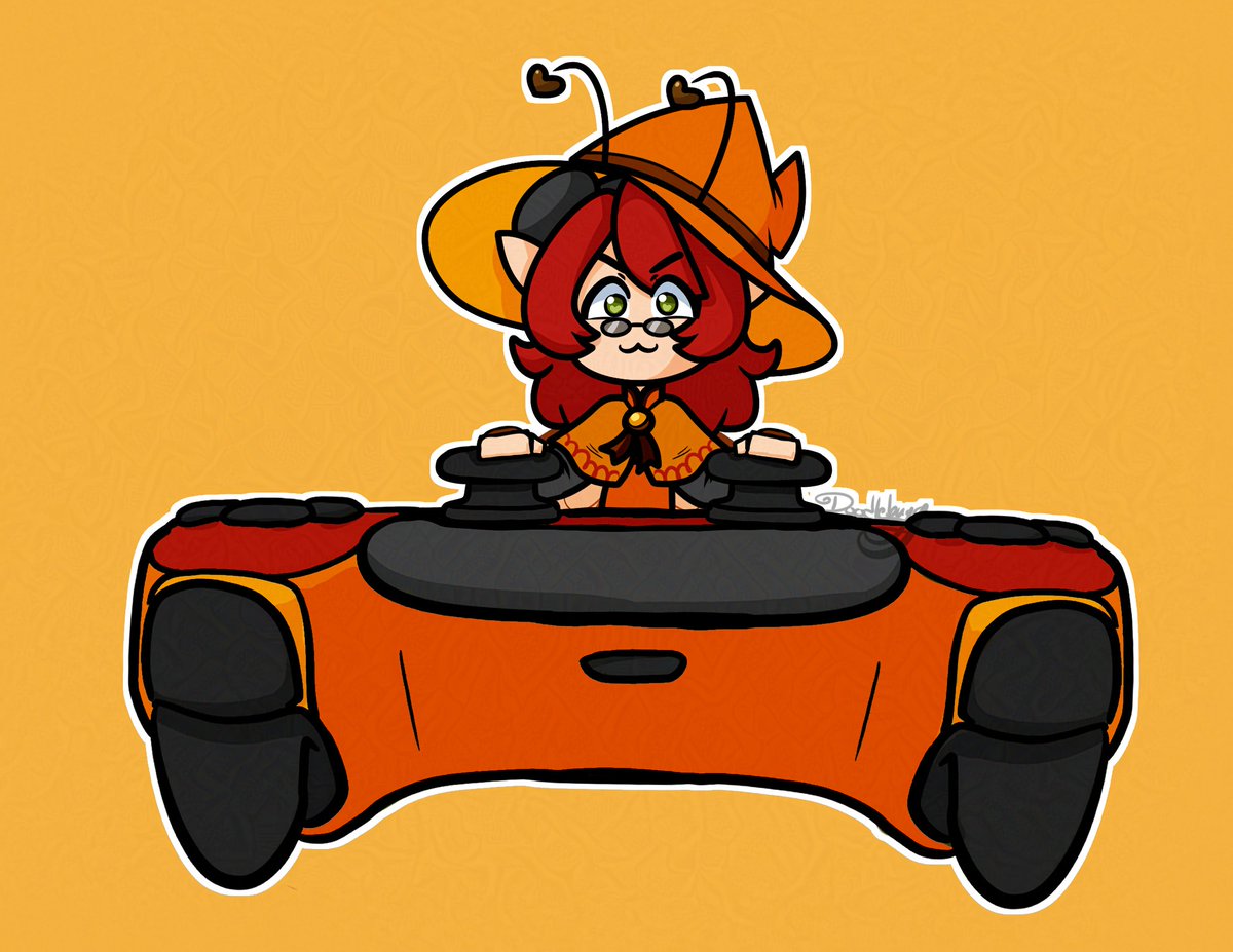 D00dle_arts's tweet photo. I updated my pngtuber models for halloween! Even Herbee got a little halloween outfit~ https://t.co/kFwoV7Q4eI