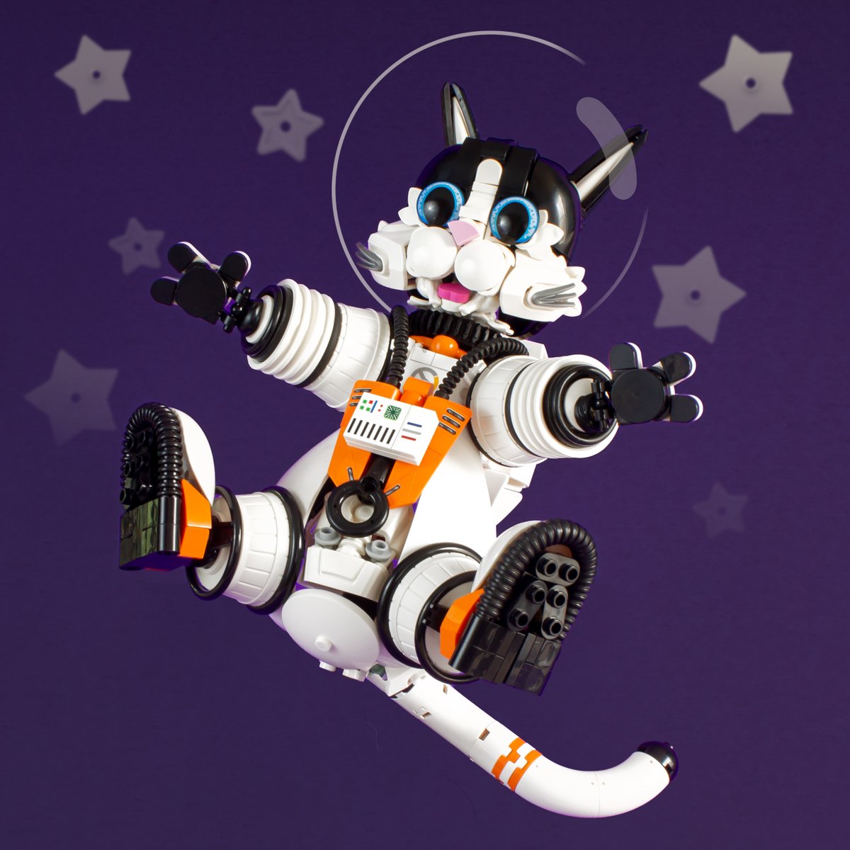 RebelLUG's tweet photo. What's new RebelLUG? Woah, Woah!
From the unique mind of Eann @miscellanabuilds his 2024 #Biocup entry is floating in the most peculiar way!
#spaceoddity #lego #legomoc #legospace #astronaut #cat #catart #spacecat #legocharacter #art #moc #customlego #catastronaut #tuxedocat https://t.co/3LqB78fh4m