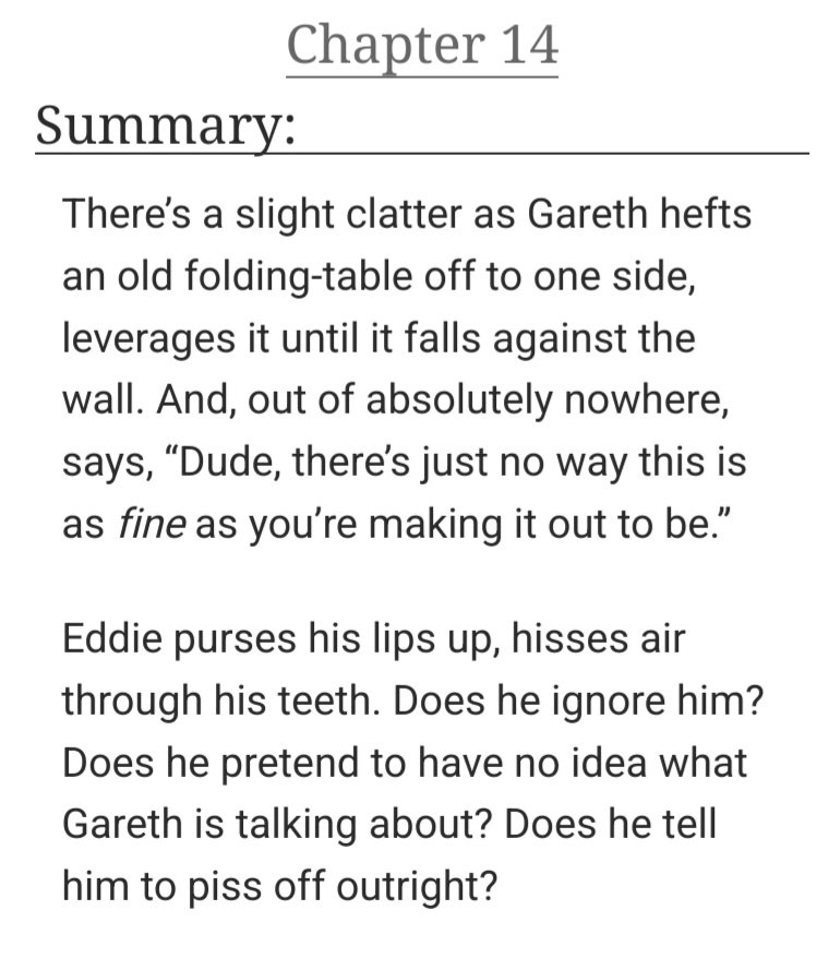 Why Can't This Be Love? (Side B) - Chapter 14

archiveofourown.org/works/57522718…

#steddie #steddiefic #steveeddie