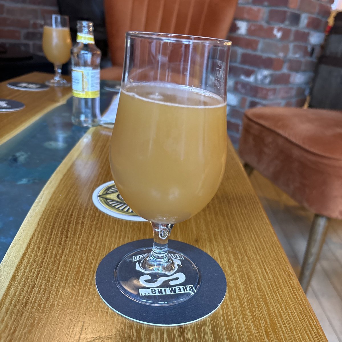 Disruption is Brewing. A brewery I’d never heard of before today. Had a 4.5% Pale and 6% IPA. Both full of flavour and could easily have been an IPA and a DIPA. if you see their beers give them a try.