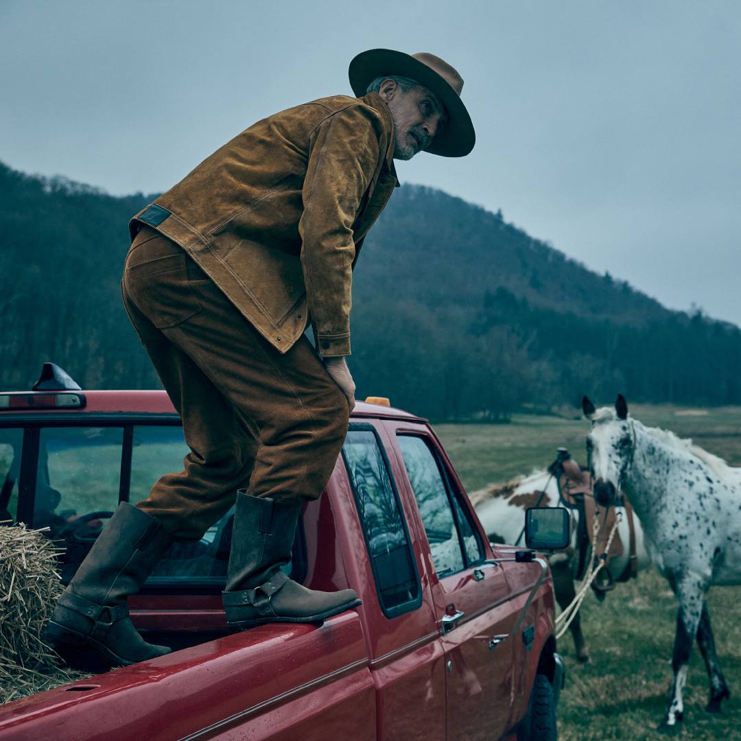 TheFryeCompany's tweet photo. Rugged days, timeless style. π #GenerationsofStyle https://t.co/Cu7fKiCzpX