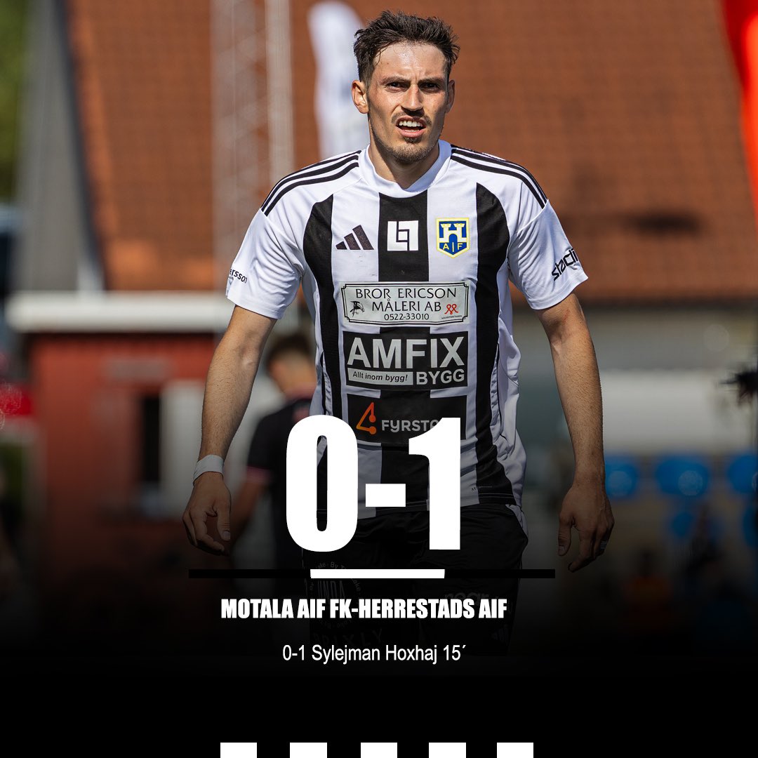 Stark bortaseger i Motala idag.  En omgång återstår och en tredjeplats till slut är i fokus. 🤍🖤

#herrestadsaif #uddevalla