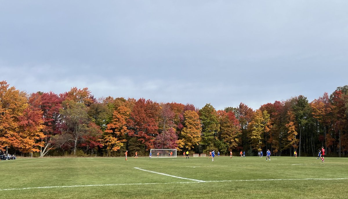 Fantastic backdrop for Ella’s weekend soccer tournament!