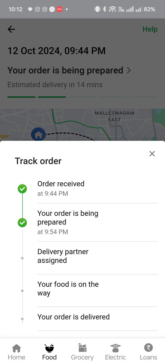 ArchithRevankar's tweet photo. @Olacabs Ordered food, delivery was supposed to happen soon but app shows as delivery in 14 minutes since past 20 mins, but delivery partner tracking says 50 mins. Help is also not working to cancel the order. This is PATHETIC. https://t.co/qsloUuZX1j