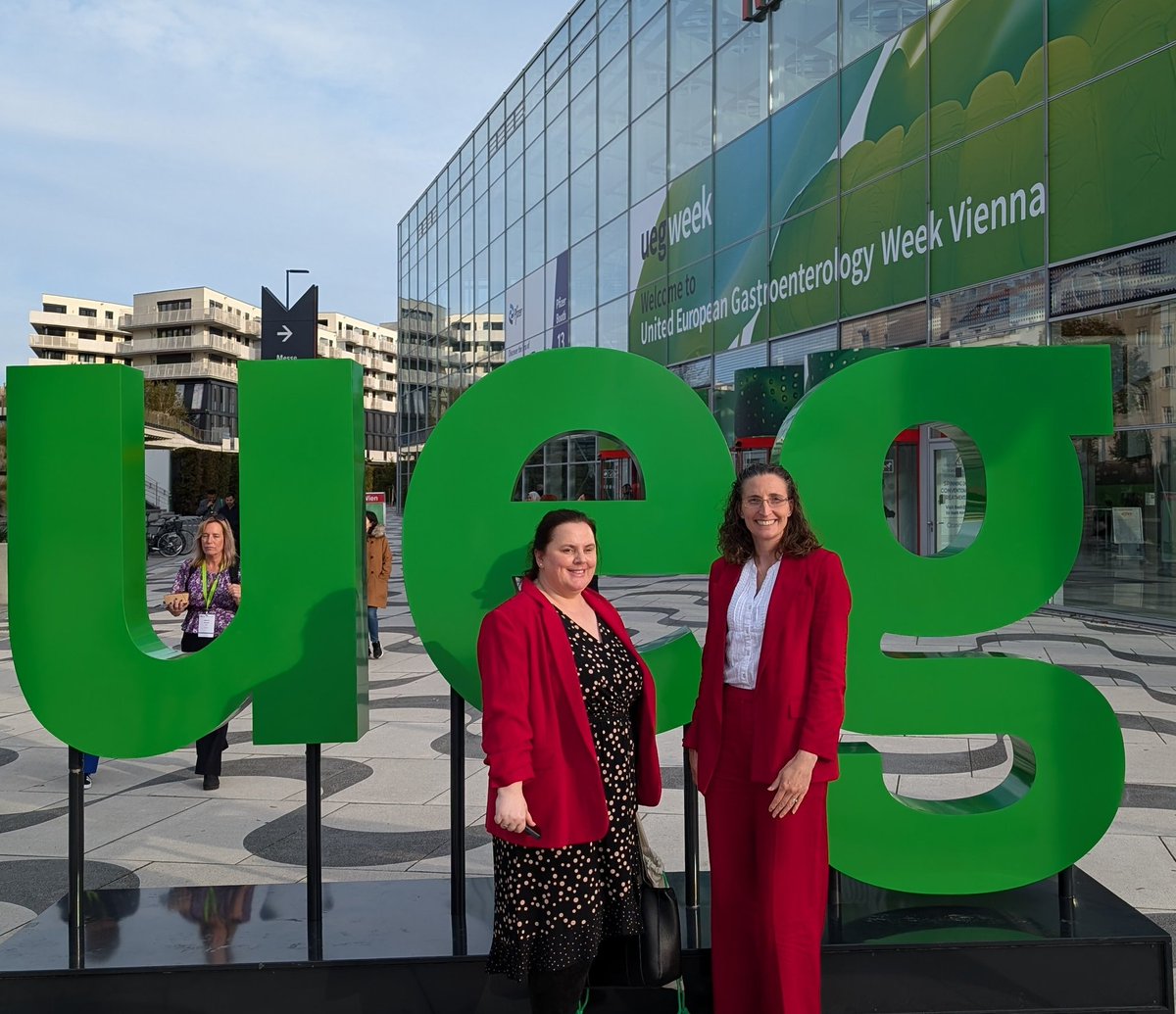 Day 1 at <a href="/my_ueg/">my_UEG</a>  with <a href="/OonaghGriffinRD/">Oonagh</a> - great presentations and a beautiful venue!