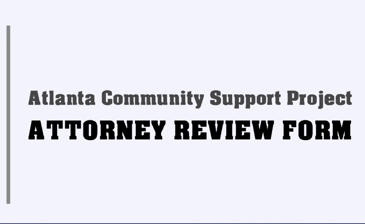 Atlanta Community Support Project tweet media