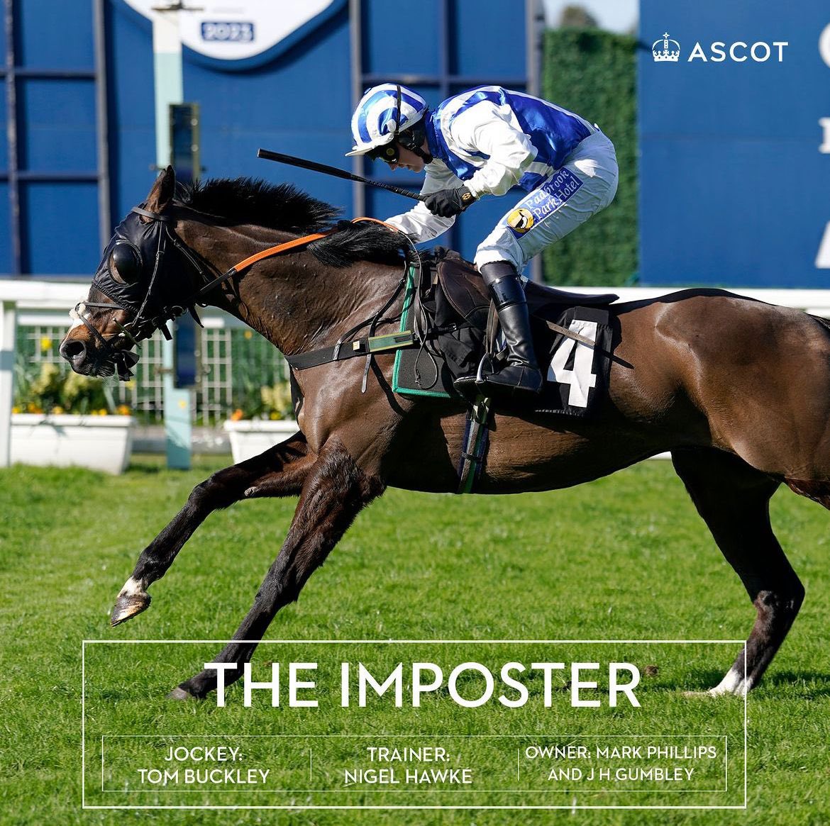 Well done to The Imposter, who last year helped <a href="/TomBuckley23/">Tom Buckley</a> win ride of the month, has now been nominated for The ROA awards, for winning 9 or his last 10 races. Thank you and well done to The Imposter, Tom Buckley his faithful jockey &amp; the team at <a href="/ThorneFarm/">Nigel Hawke: Thorne Farm Racing</a>