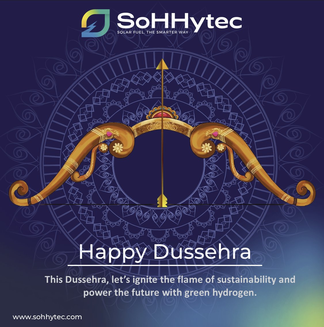 SoHHytec (@sohhytec) on Twitter photo This #Dussehra, may the spirit of victory and renewal guide us towards a #greener, #cleaner future. 
Wishing you and your loved ones a joyous and prosperous Dussehra!
#HappyDussehra #VictoryOfGood #SustainableFuture #CleanAndGreen #GreenHydrogen #RenewableEnergy #SohhytecFamily This #Dussehra, may the spirit of victory and renewal guide us towards a #greener, #cleaner future. 
Wishing you and your loved ones a joyous and prosperous Dussehra!
#HappyDussehra #VictoryOfGood #SustainableFuture #CleanAndGreen #GreenHydrogen #RenewableEnergy #SohhytecFamily