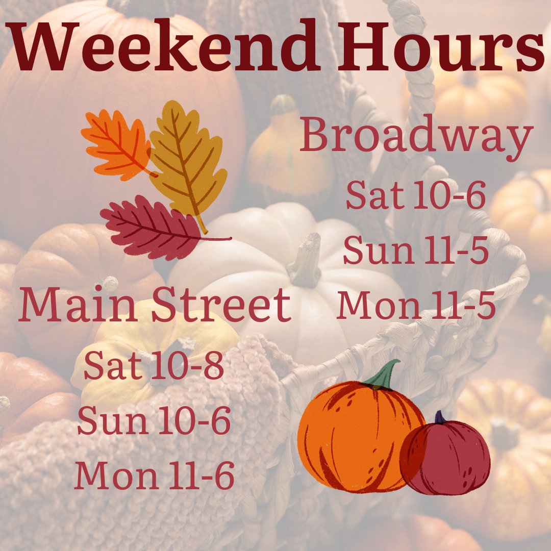 Whether you're out of reading material, need a reason to get out of the house, or simply like browsing bookstores on a fall afternoon, we've got you covered this weekend!

#ShopLocal #IndieBookstore #BookLover #Booksellers #CanadianBooksellers #Indie #Bookstore #Canadian