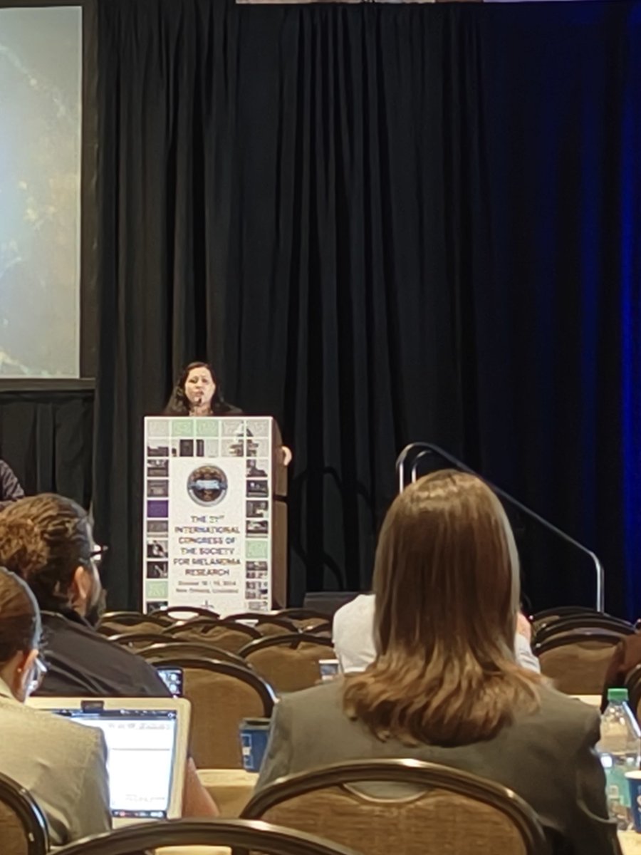 Daniela Robles @daniela-oaks.bsky.social (@daniela_oaks) on Twitter photo We are now listening to <a href="/MohitaTagore/">Dr. Mohita Tagore</a> from <a href="/whitefishlab/">richard white</a>'s lab, <a href="/MSKCancerCenter/">Memorial Sloan Kettering Cancer Center</a> division, talk about #desmosomes and their role in the immune #microenvironment in #melanoma proliferation <a href="/SocietyMelanoma/">Society For Melanoma Research</a> We are now listening to <a href="/MohitaTagore/">Dr. Mohita Tagore</a> from <a href="/whitefishlab/">richard white</a>'s lab, <a href="/MSKCancerCenter/">Memorial Sloan Kettering Cancer Center</a> division, talk about #desmosomes and their role in the immune #microenvironment in #melanoma proliferation <a href="/SocietyMelanoma/">Society For Melanoma Research</a>