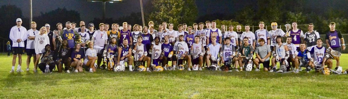 JR Ball (@jrball35) on Twitter photo When it comes to the <a href="/lsumenslacrosse/">LSU Lacrosse</a> alumni game the only scoreboard that matters is the fraternity of brotherhood. A great night of lax with Tigers past and present. Shoutout to <a href="/lsuwomenslax/">LSU Women's Lacrosse</a> for their assistance. <a href="/VarsityLacrosse/">Varsity Club Lacrosse</a> <a href="/LSALacrosse/">Lone Star Alliance</a> <a href="/MCLA/">MCLA</a> When it comes to the <a href="/lsumenslacrosse/">LSU Lacrosse</a> alumni game the only scoreboard that matters is the fraternity of brotherhood. A great night of lax with Tigers past and present. Shoutout to <a href="/lsuwomenslax/">LSU Women's Lacrosse</a> for their assistance. <a href="/VarsityLacrosse/">Varsity Club Lacrosse</a> <a href="/LSALacrosse/">Lone Star Alliance</a> <a href="/MCLA/">MCLA</a>