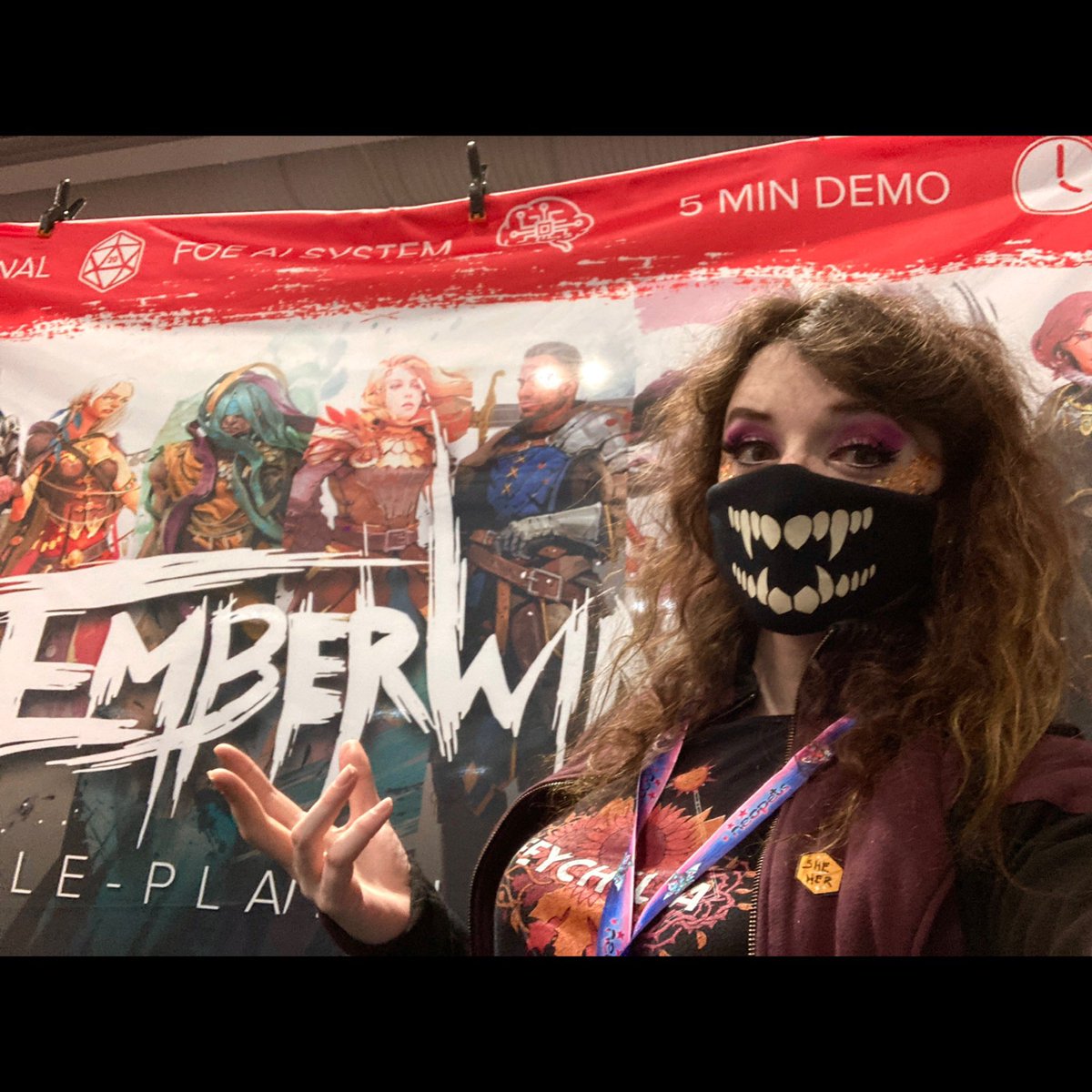 Hello Adventurers~! 

Natalie is at Retro Games Con in Syracuse NY this weekend with our friends <a href="/NomnivoreGames/">Nomnivore Games ➡️ PAX West (4339)!</a> 

Go say hi and give Windy and the Nomnisaurs some hugs! 🦖🐇🫂✨🍂🍁

#thestorytellersquad #nomnivore #retrogamescon #actualplaypodcast #indiegames #ttrpgs #conlife