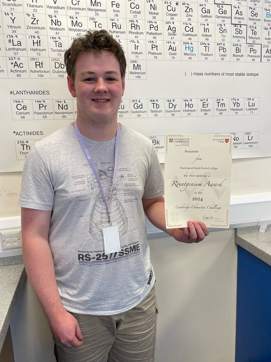 MaChemGuy ⌬ (@machemguy) on Twitter photo This is Ben, Roentgenium award winner in the recent Cambridge Chemistry Challenge 👏👏👏 <a href="/Cambridge_Uni/">Cambridge University</a> This is Ben, Roentgenium award winner in the recent Cambridge Chemistry Challenge 👏👏👏 <a href="/Cambridge_Uni/">Cambridge University</a>