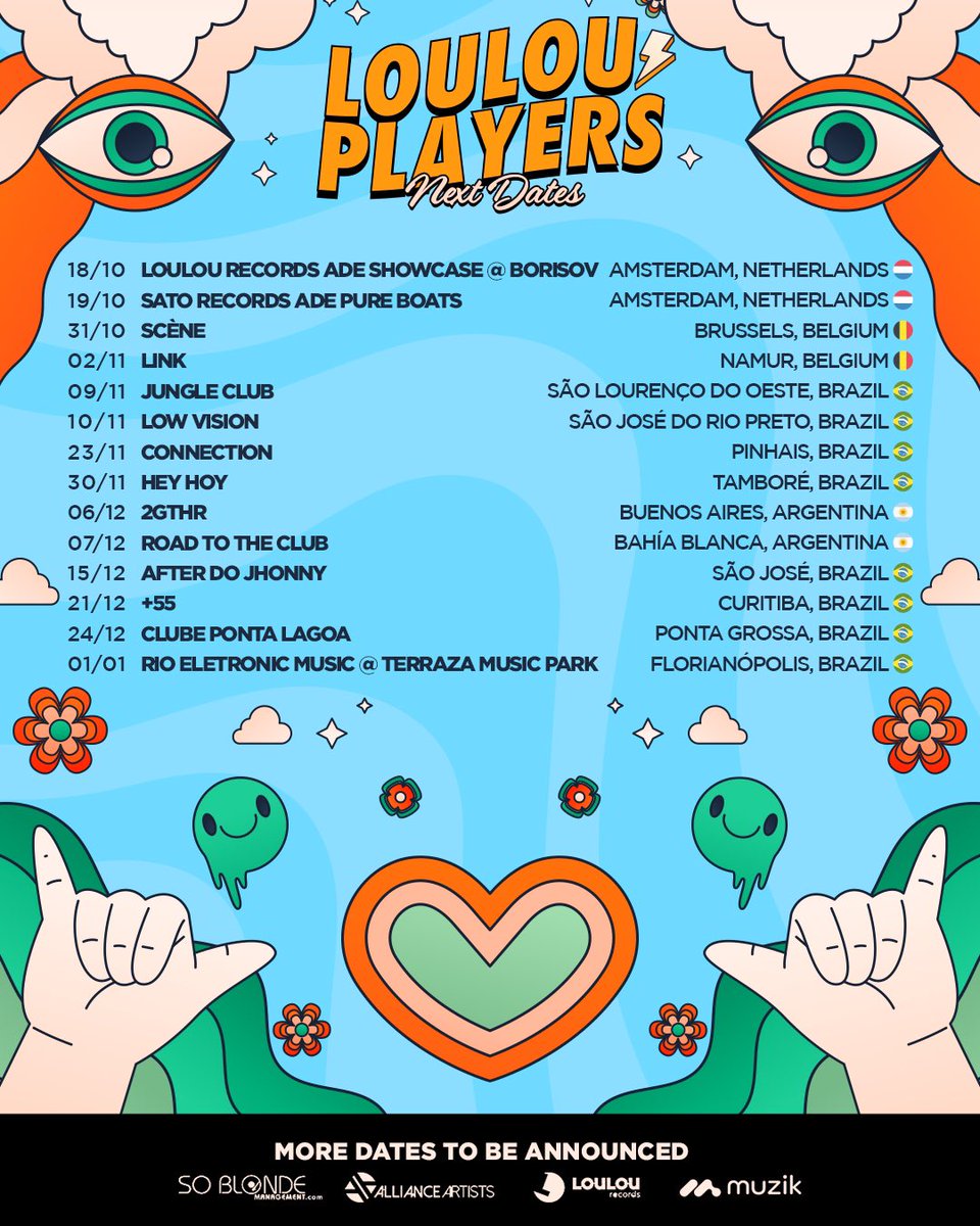 Spoiler 😈

Here are my next dates 

🇳🇱 🇧🇪 🇧🇷 🇦🇷