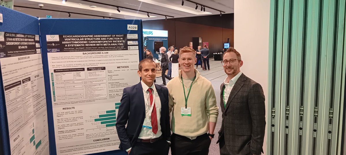 Simply awesome to have two abstract posters <a href="/BSEcho/">BSEcho</a> 2024 with these two legends (Abbas Zaidi &amp; <a href="/oxborough77/">Prof David Oxborough</a>) on the echocardiographic assessment of ACM: SR with MA