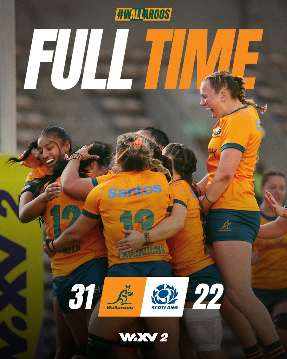 Your WXV2 Champions! 🏆

Congratulations to <a href="/Scotlandteam/">Scottish Rugby</a> on an incredible campaign 🤝

#Wallaroos #WXV