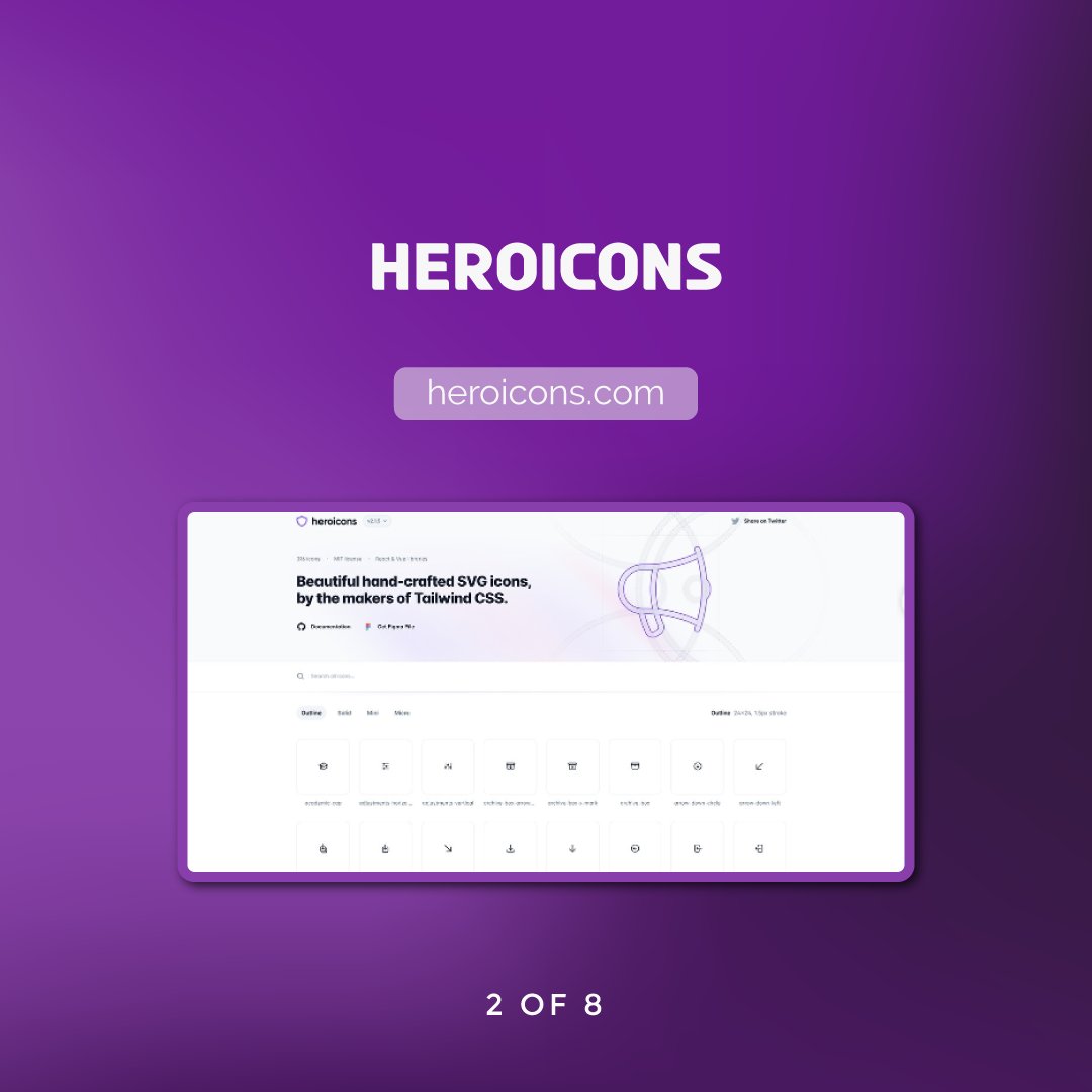 algrowvert's tweet image. ♾️ Elevate your designs with free icon libraries! Check out the best sources for stylish, functional icons that won’t break the bank. Perfect for any project!

👉 Explore and tell us your fave!

#algrowvert #icons #UIDesign #UXDesign #Figma #DesignTools #WebDesign