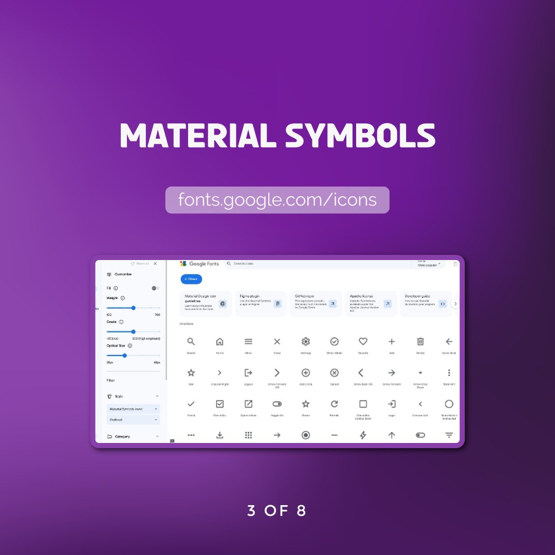 algrowvert's tweet image. ♾️ Elevate your designs with free icon libraries! Check out the best sources for stylish, functional icons that won’t break the bank. Perfect for any project!

👉 Explore and tell us your fave!

#algrowvert #icons #UIDesign #UXDesign #Figma #DesignTools #WebDesign