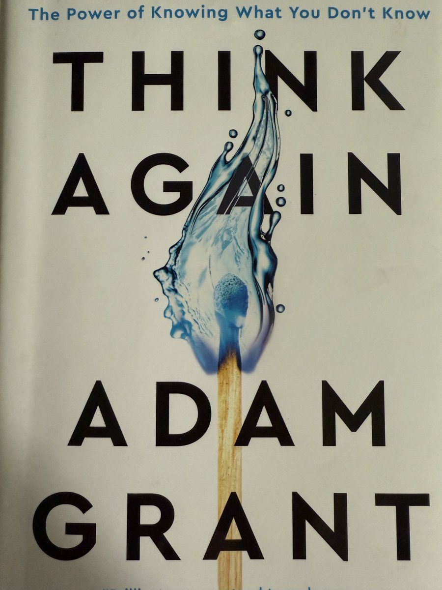 Excellent read on how we think and the value of rethinking. Highly recommend!