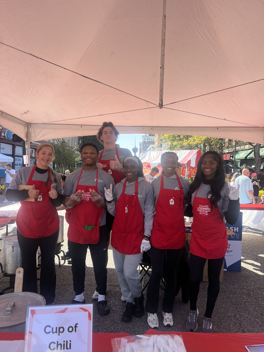 Volunteering today with the Ronald McDonald House at Chilifest!