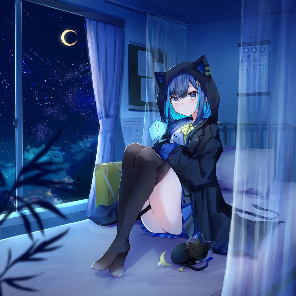 天才画家くぼちゃんの絵 一枚絵公開 》 ╭━━━━━━━━━━━━━━╮ あっ、通知っ