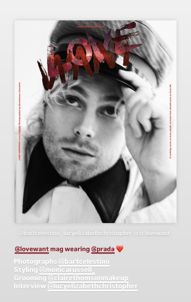 5SOSBrasilFam's tweet image. Luke Hemmings | Instagram Story