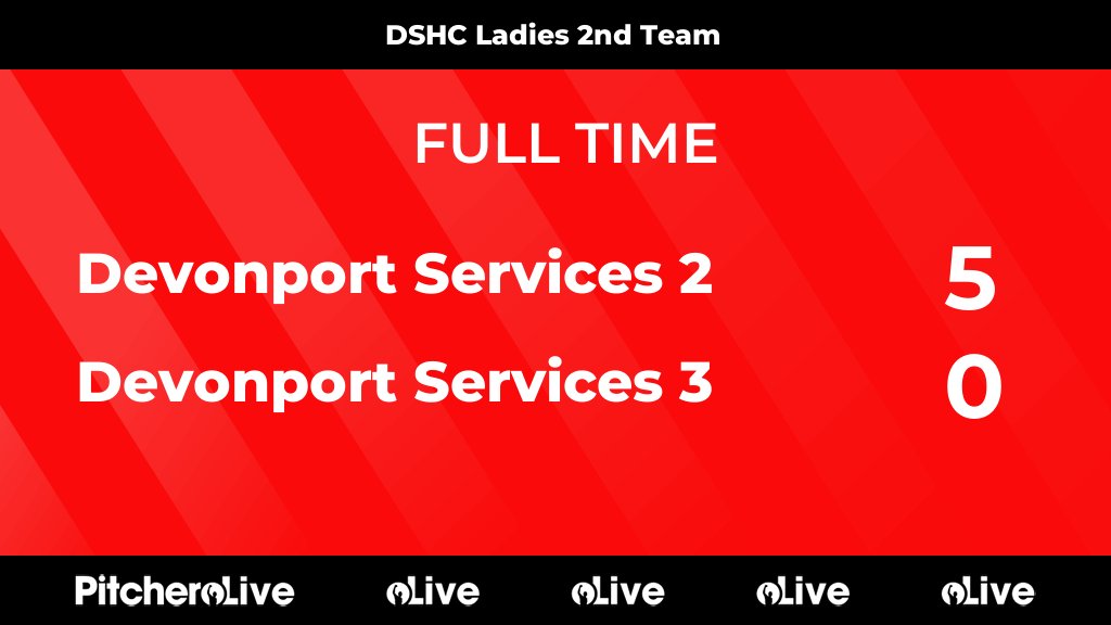 FULL TIME: Devonport Services 2 5 - 0 Devonport Services 3
#DEVDEV #Pitchero
devonportserviceshockeyclub.com/teams/219312/m…