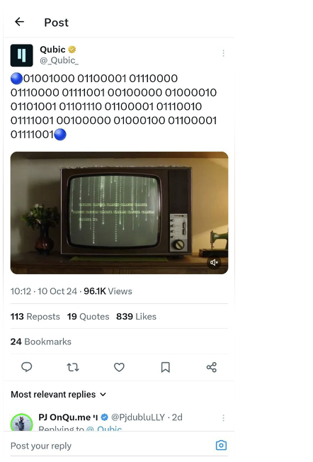 satoshihustler's tweet photo. QUBIC listing on Binance? probably NUFFINKKK

$QUBIC https://t.co/YTnfFeaYjQ