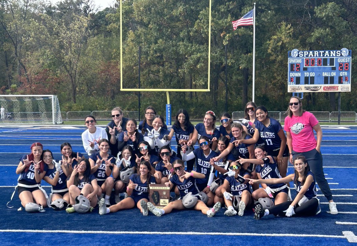 ATHS Athletics (@athsathletics) on Twitter photo REGIONAL CHAMPIONS!!! Congratulations to our Girls Flag Football team for making history and for making us proud. <a href="/AddisonTrailHS/">Addison Trail HS</a> <a href="/jandrewsATHS/">Mr. Andrews</a> <a href="/OsoAyala33/">Humberto Ayala, RAA</a> #theBLAZERway REGIONAL CHAMPIONS!!! Congratulations to our Girls Flag Football team for making history and for making us proud. <a href="/AddisonTrailHS/">Addison Trail HS</a> <a href="/jandrewsATHS/">Mr. Andrews</a> <a href="/OsoAyala33/">Humberto Ayala, RAA</a> #theBLAZERway