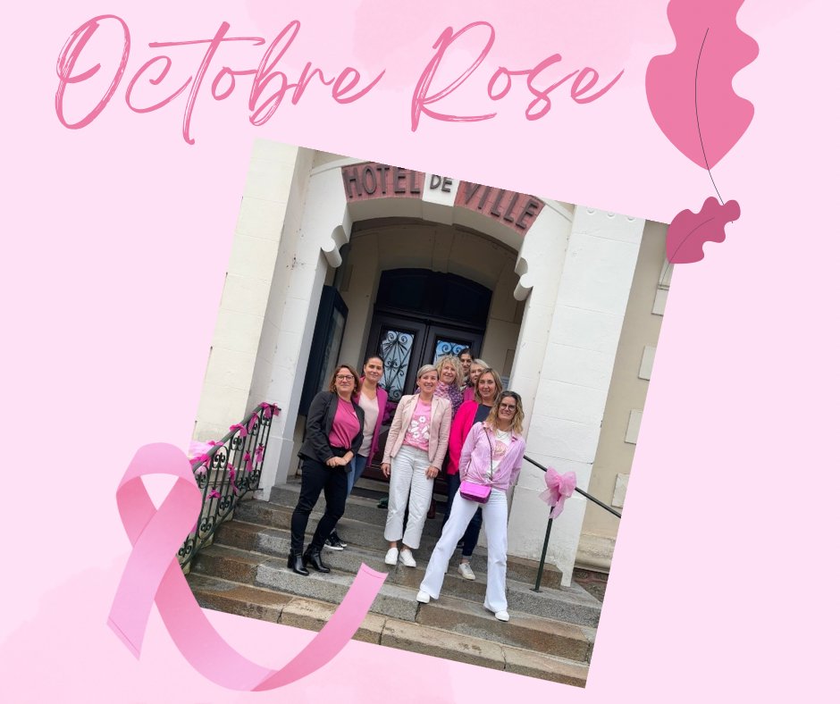 Les filles de la Caisse du Crédit Mutuel de Cancale Saint Méloir des Ondes soutiennent #octobrerose !!! <a href="/CMBretagne/">CMBretagne</a> <a href="/CMB_UTSTMALO/">CMB St-Malo & Côte d'Emeraude</a> <a href="/JFTrevilly/">Jean-francois TREVILLY</a> 👚♀️🌸