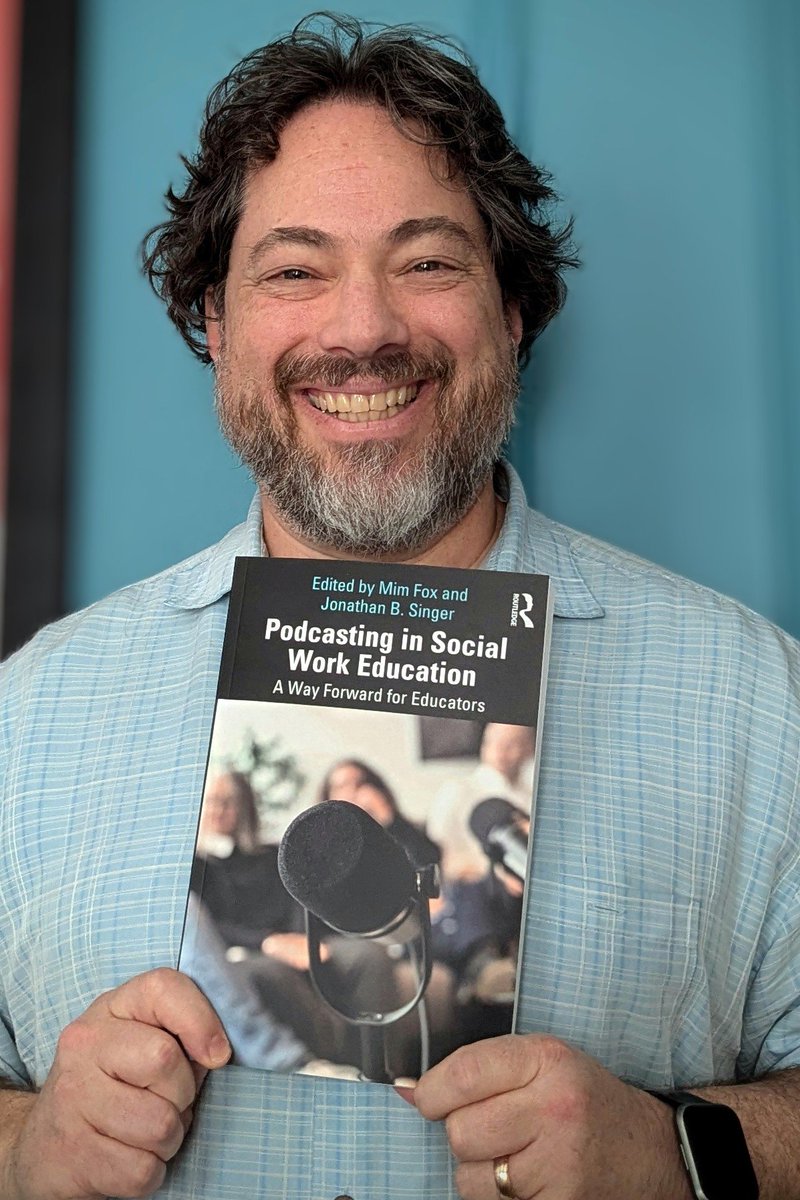 Beyond excited to get my new book, Podcasting in Social Work Education: A Way Forward for Educators. Co-edited with <a href="/SOWKStoriesPod/">Social Work Stories Podcast</a>'s <a href="/drmimfox/">Mim Fox</a>, this text outlines the first podcasting pedagogy for social work. Pub date: Oct 24, 2024. Pre-order today. amzn.to/3Y4ihzp