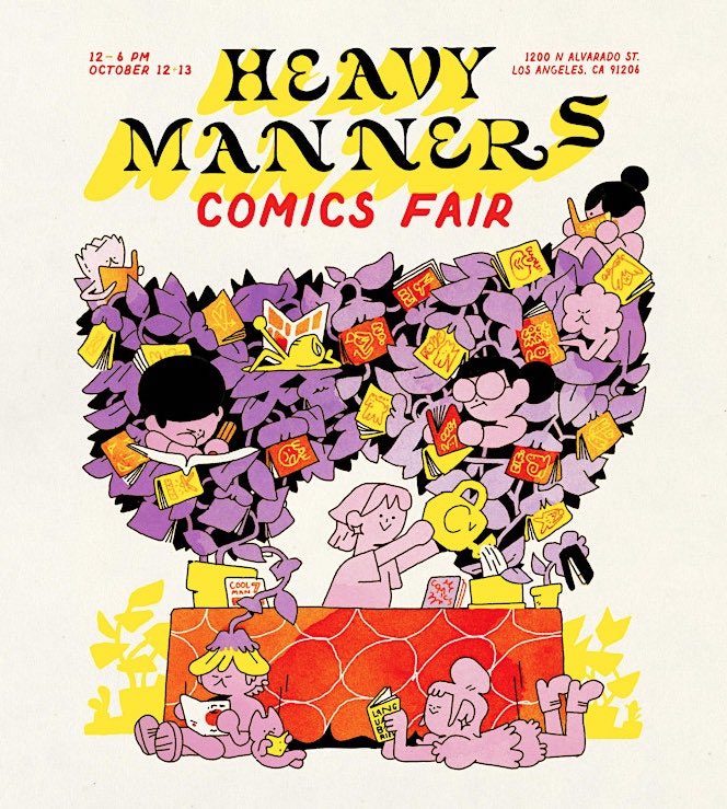 Heavy Manners con is today and tomorrow! I’ll be tabling tomorrow but you should check out all the amazing artists today too!