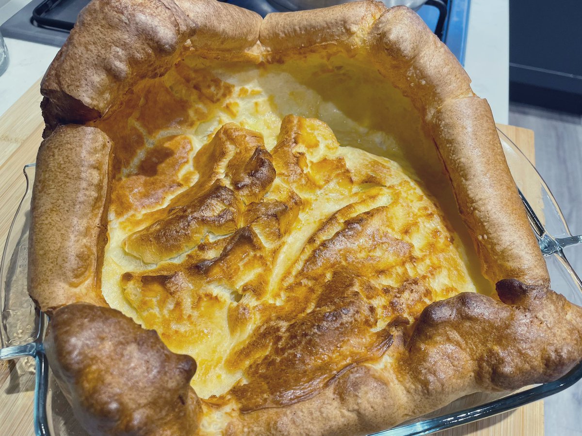 Me: I’m cutting down on carbs so I’ll only have one Yorkshire pudding with dinner.

The Yorkshire pudding: