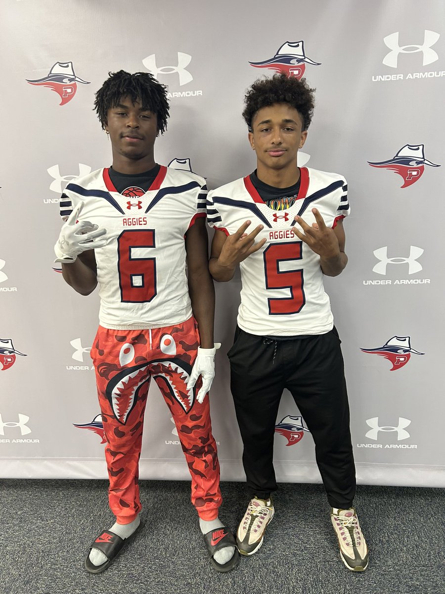 Shaun Hill and Zaylun Matlock, couple of our guys enjoying OPSU! #CHOP