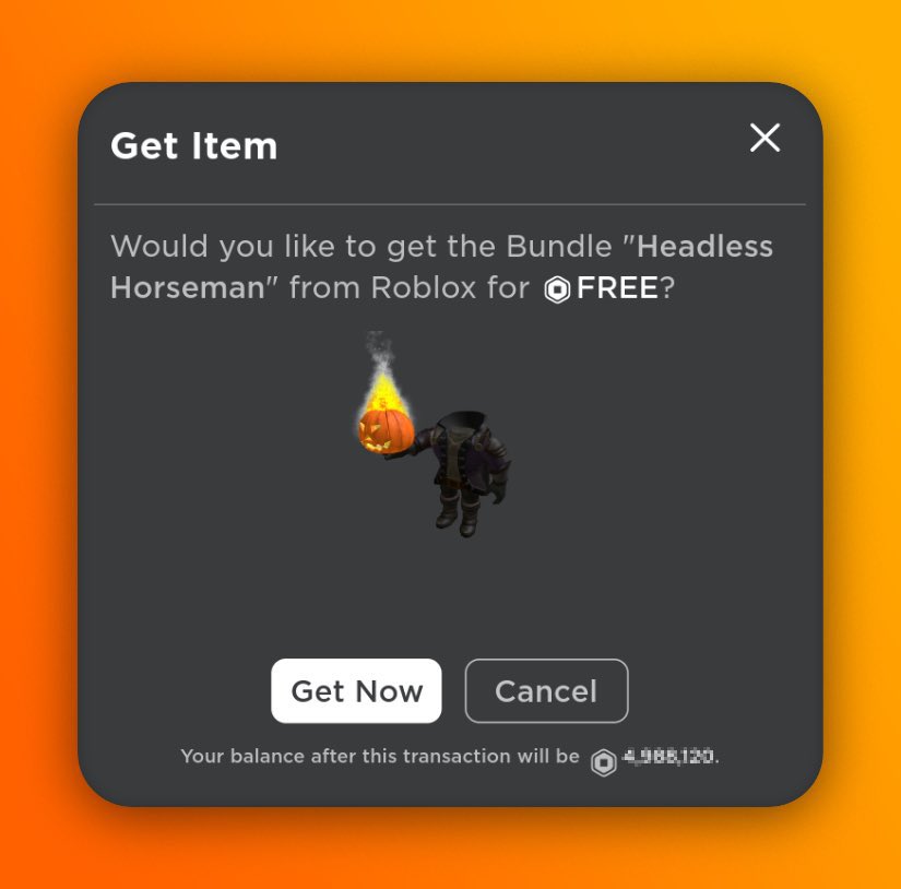🎃 HEADLESS HORSEMAN GIVEAWAY 🎃

🍭 Like + Retweet
🍭 Follow Me (Noti's On 🔔)
🍭 Comment Your Gamepass (R$44,286)

👻 Ends soon!  - Good Luck 👻
#ROBLOX #ROBLOXDev #ROBLOXGiveaway #robuxgiveaway #robuxgiftcard #FreeRobux #robuxcode #headlesshorseman #robux #giftcard