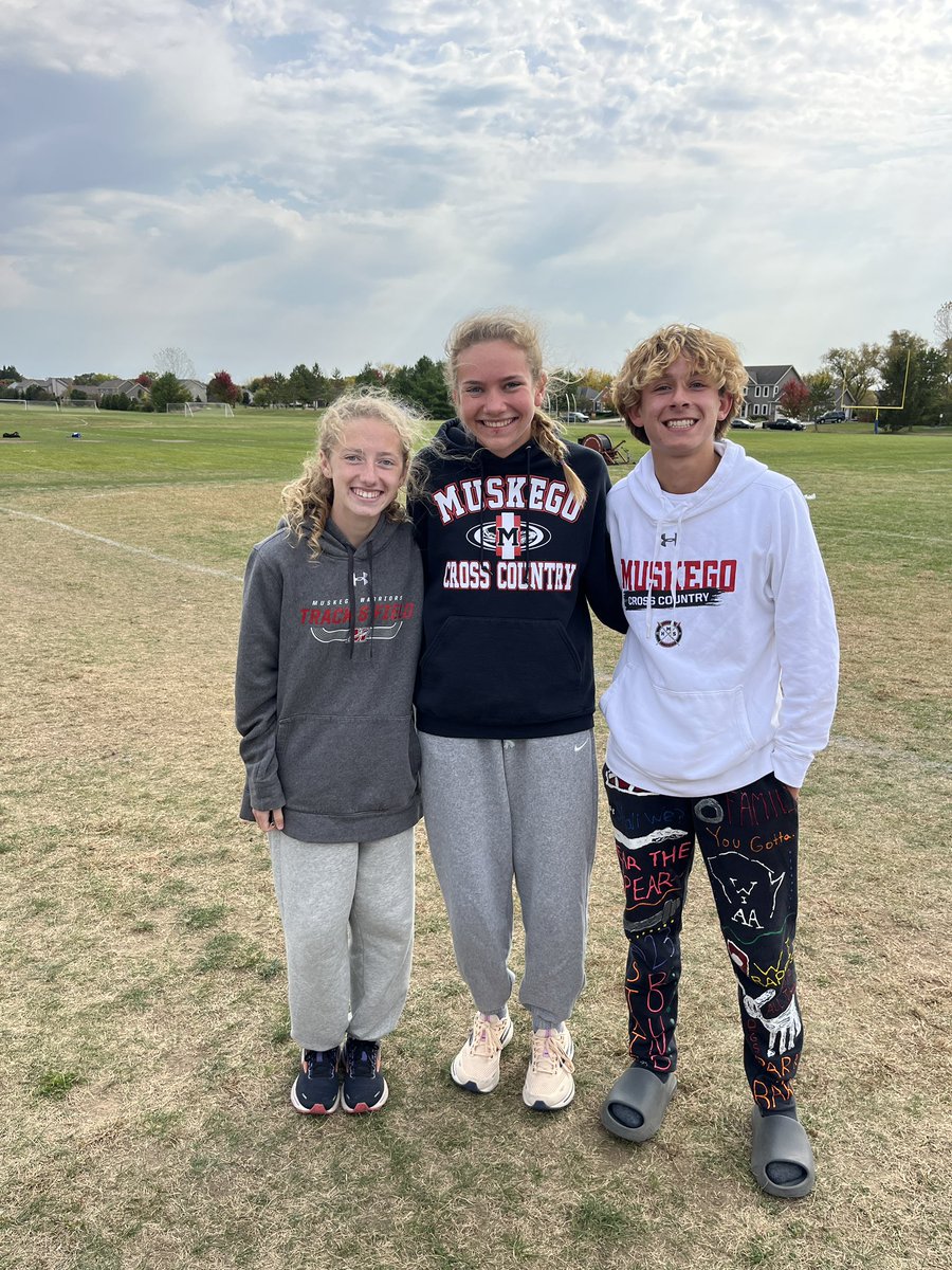Congrats Ella Anschutz - Conference Champion, Lola Janiszewski and Parker Fons- Second Team All Conference