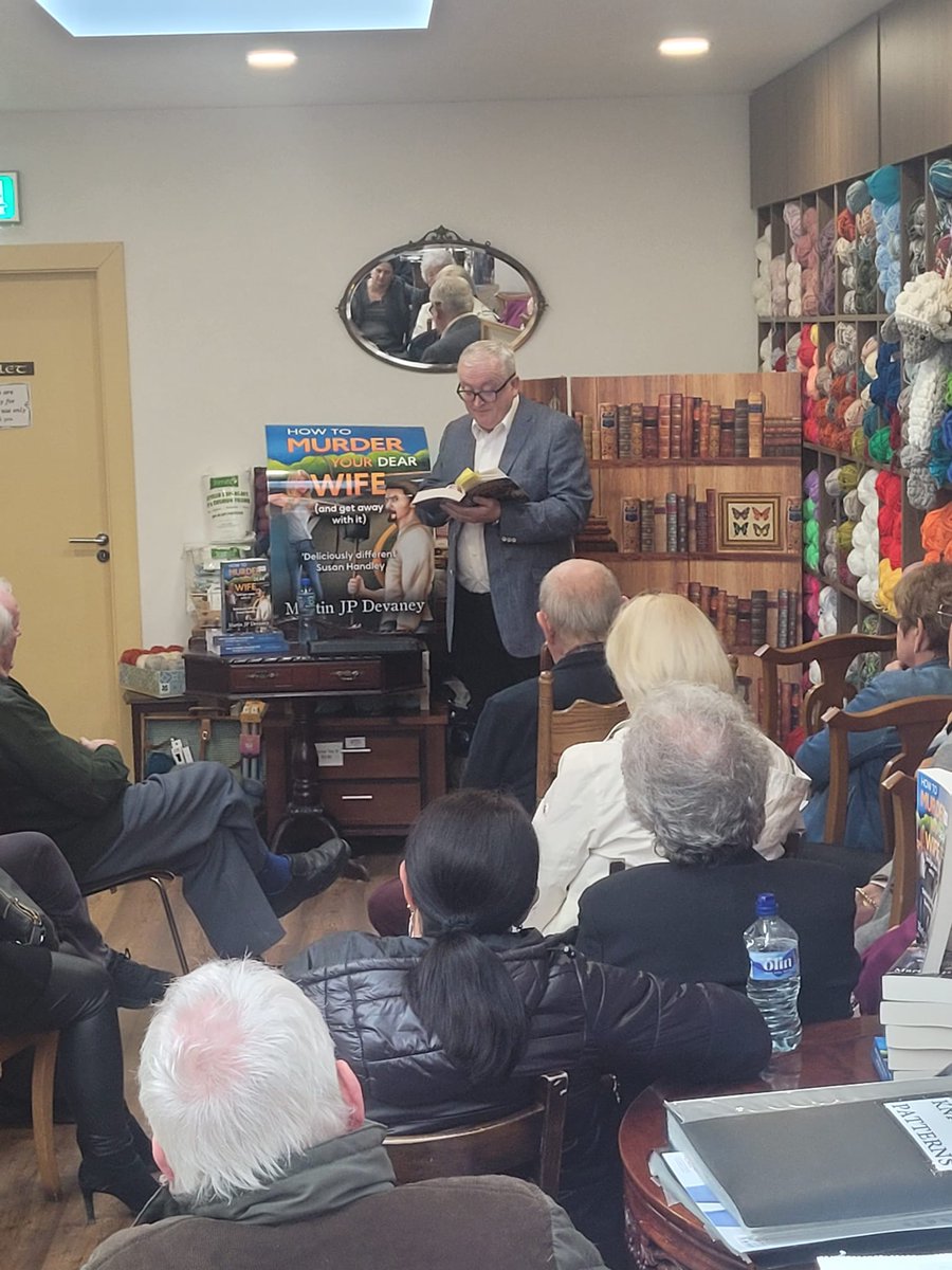 martinjpdevaney's tweet image. It was standing room onloy at the reading in Castle Bookshop, Castlebar during the wild Atlantic Words Literary Festival. It was a pleasure to read and to attend.