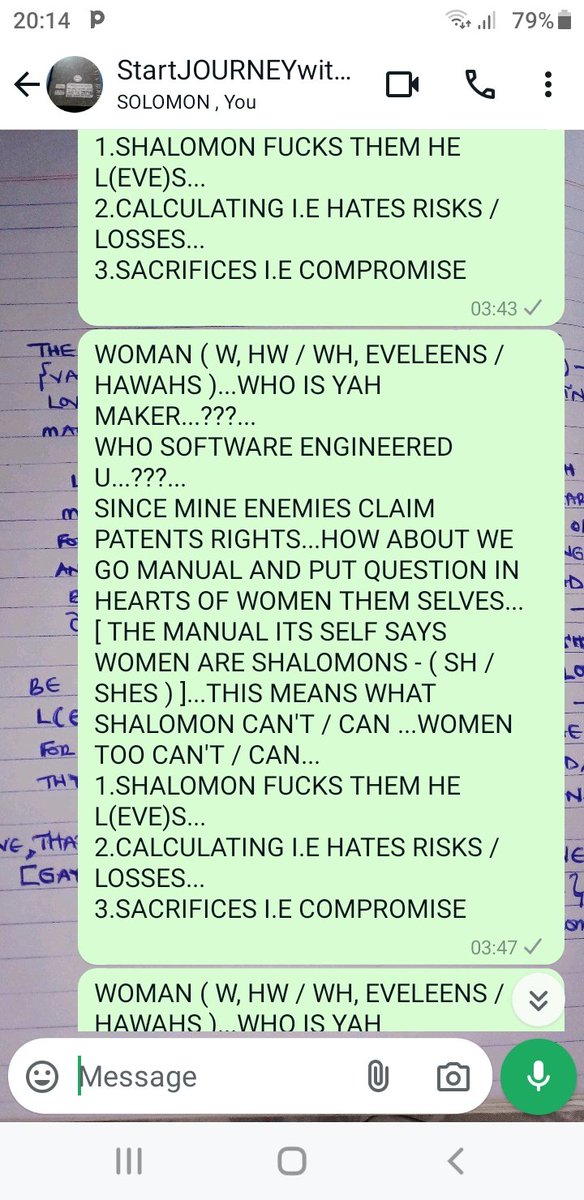 SolomonTuryam's tweet photo. THIS TIME...!!!...
SHALOMON SULAYMAN SOLOMON  WON'T  USE THE  ..." FUCK "... WORD ON ZUCKS META, FB, INSTA... COMPANY... COZ I HAVE USED IT ON THEM MANY TIMES BUT IT SEEMS THEM TOO STUPID TO UNDERSTAND...[ FUCK YOU ZUCKS  IN CAPITAL LETTERS...FUCK U...]
SHALOMON SULAYMAN SOLOMON https://t.co/r4GFWX6ut3