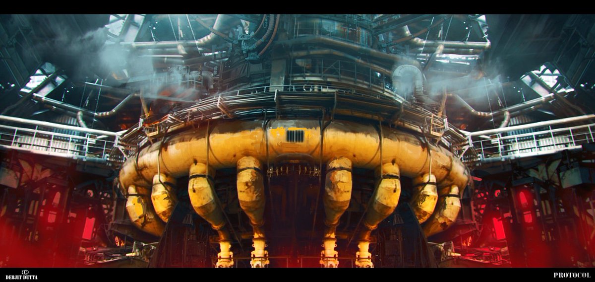 DebjitDuttaart's tweet image. This &quot;Reactor&quot; design I did for a personal project on the last year.