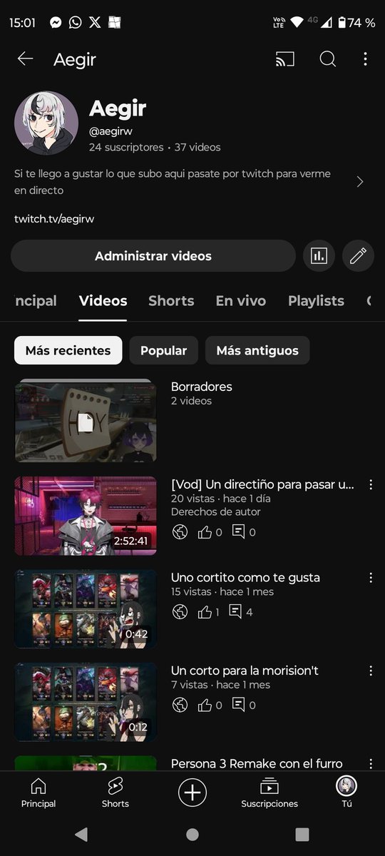 WendigoVT's tweet photo. En  otros temas, estoy casi en 150 seguidores, se siente como si estubiera cumpliendo el sueño que tenía de pendejo de ser creador de contenido, y la verdad creí que nunca llegaría ni a 30 seguidores, y ya casi llego a 30 subs en YT subiendo cosas de LoL y ocasional algún juego https://t.co/8GGn0xAxl4