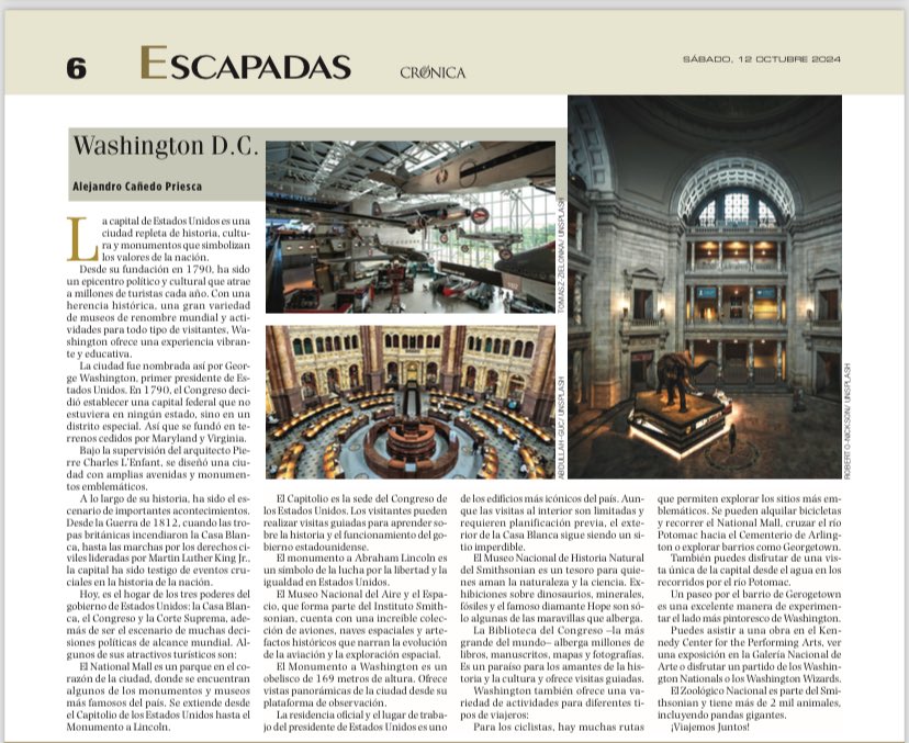 Alejandro Cañedo Priesca (@alecanedop) on Twitter photo Washington, D.C.
Mi colaboración de hoy sábado 12 de octubre de 2024 en <a href="/CronicaPuebla_/">La Cronica Puebla</a> Washington, D.C.
Mi colaboración de hoy sábado 12 de octubre de 2024 en <a href="/CronicaPuebla_/">La Cronica Puebla</a>